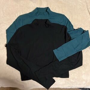 2 mock neck tops